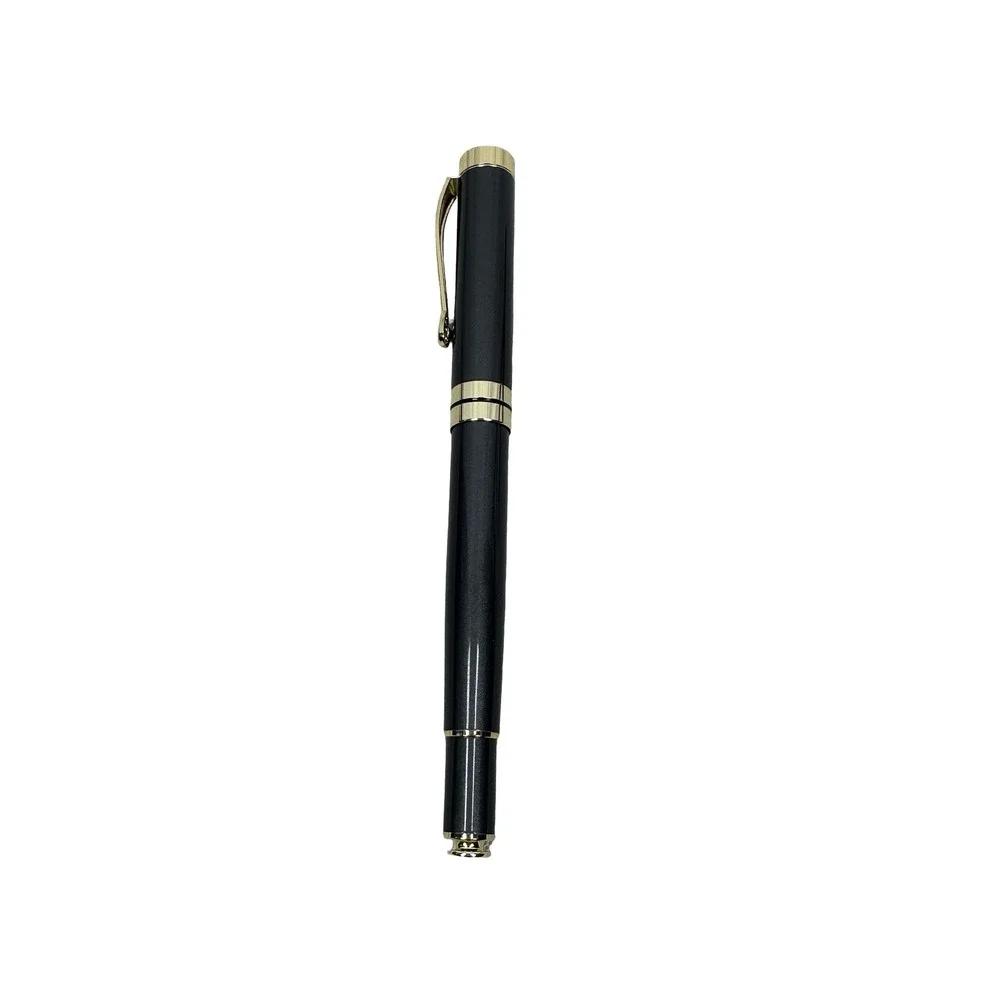 BEILUNER Gray and Gold 0.5mm Rollerball Pen Luxury Executive Writing Gift Box